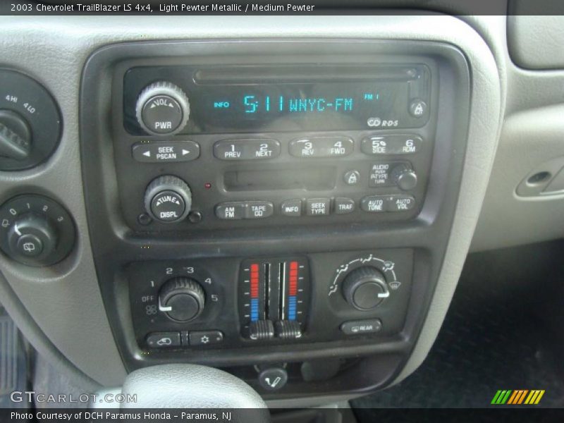 Light Pewter Metallic / Medium Pewter 2003 Chevrolet TrailBlazer LS 4x4