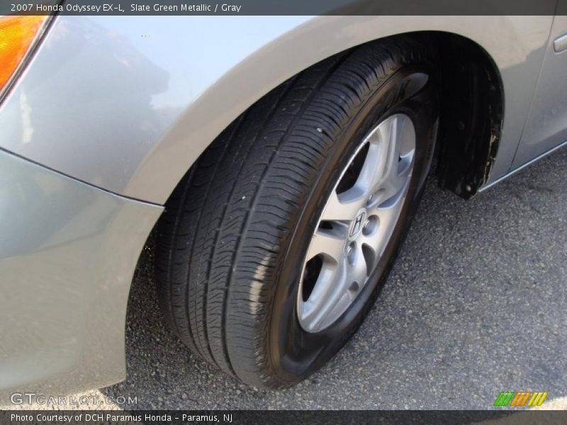 Slate Green Metallic / Gray 2007 Honda Odyssey EX-L