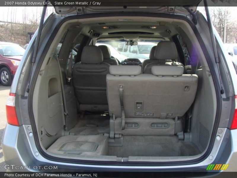 Slate Green Metallic / Gray 2007 Honda Odyssey EX-L