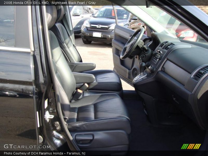 Nighthawk Black Pearl / Gray 2008 Honda CR-V EX-L 4WD