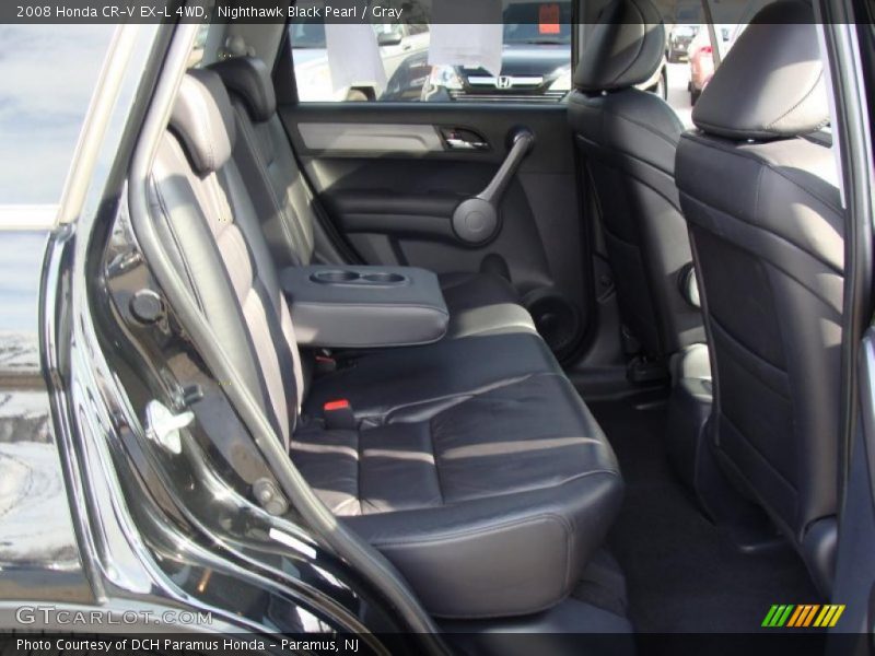 Nighthawk Black Pearl / Gray 2008 Honda CR-V EX-L 4WD