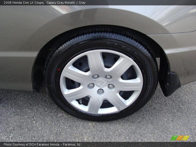 Galaxy Gray Metallic / Gray 2008 Honda Civic LX Coupe