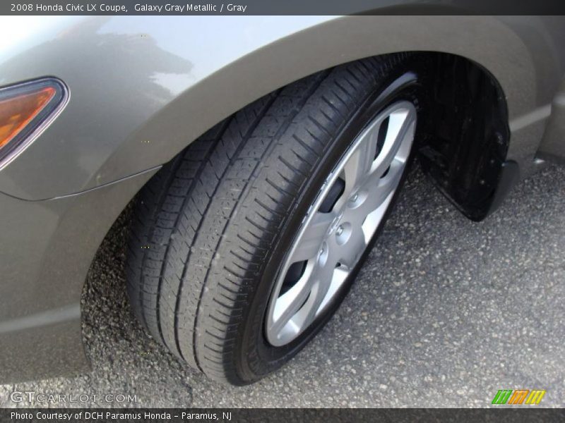 Galaxy Gray Metallic / Gray 2008 Honda Civic LX Coupe