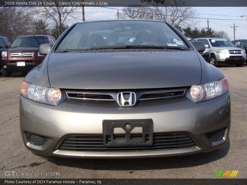 Galaxy Gray Metallic / Gray 2008 Honda Civic LX Coupe