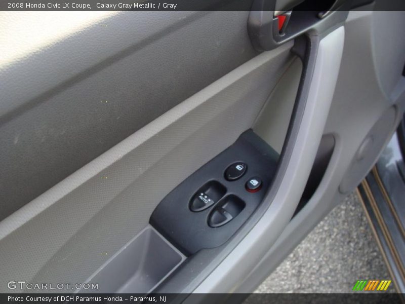 Galaxy Gray Metallic / Gray 2008 Honda Civic LX Coupe