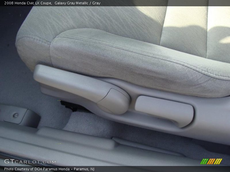 Galaxy Gray Metallic / Gray 2008 Honda Civic LX Coupe