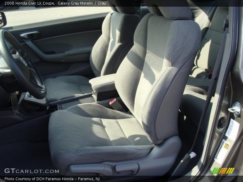 Galaxy Gray Metallic / Gray 2008 Honda Civic LX Coupe