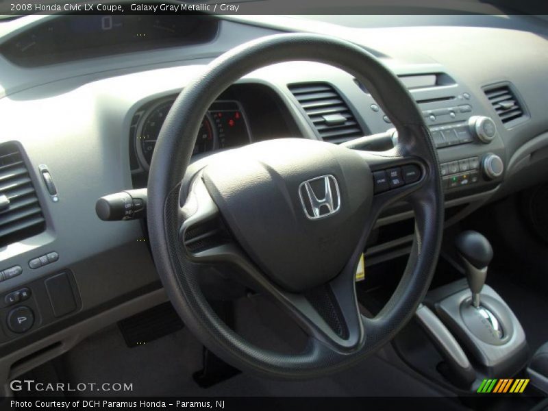 Galaxy Gray Metallic / Gray 2008 Honda Civic LX Coupe