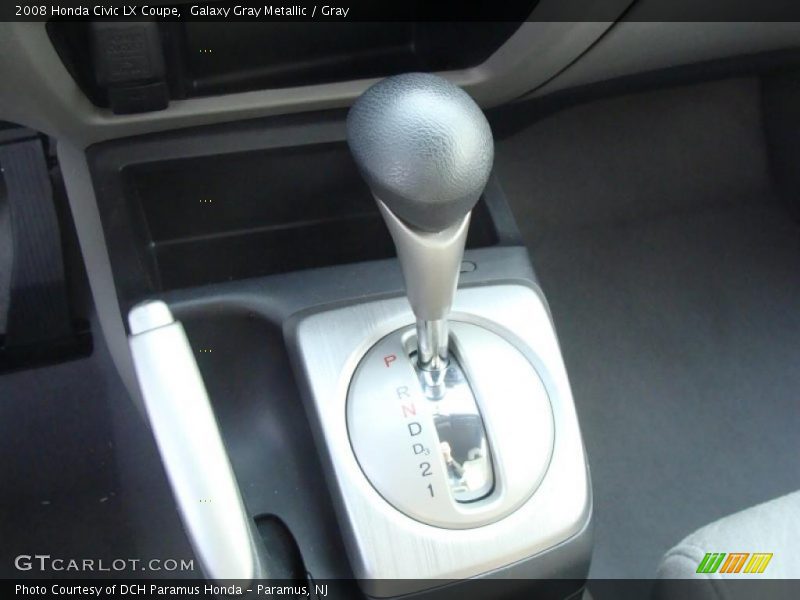 Galaxy Gray Metallic / Gray 2008 Honda Civic LX Coupe