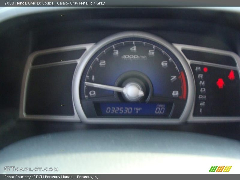 Galaxy Gray Metallic / Gray 2008 Honda Civic LX Coupe