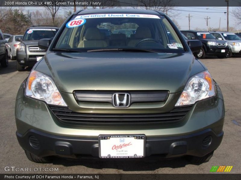 Green Tea Metallic / Ivory 2008 Honda CR-V LX 4WD