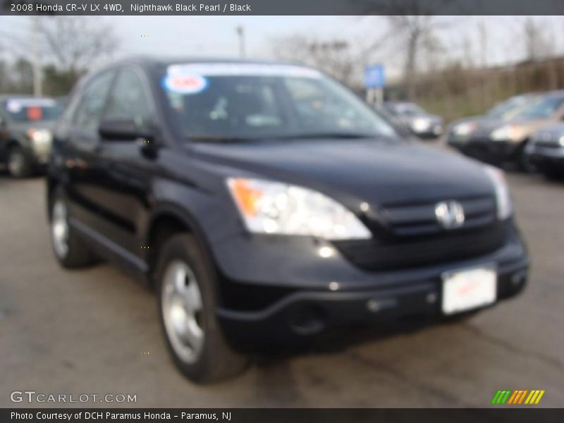 Nighthawk Black Pearl / Black 2008 Honda CR-V LX 4WD