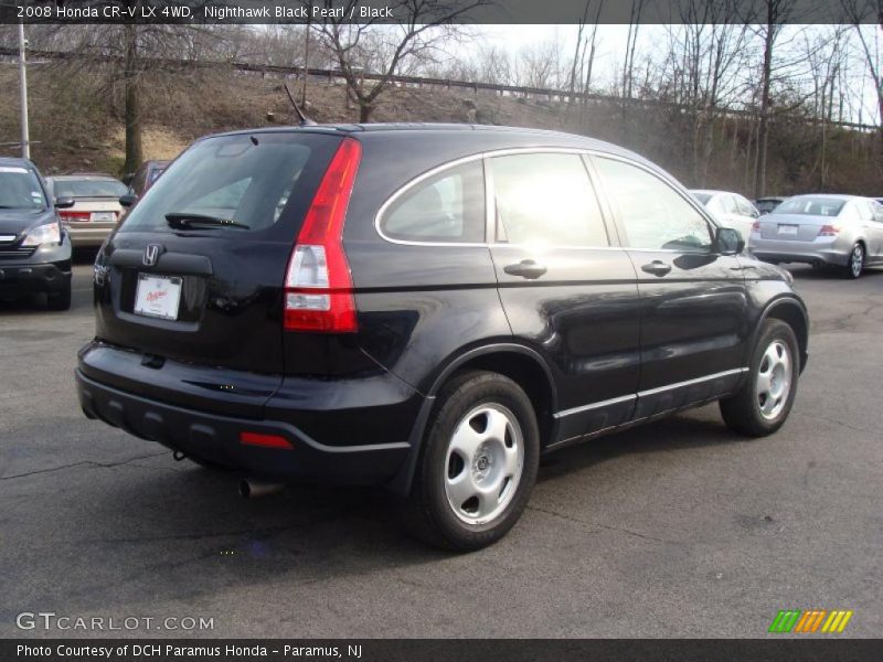 Nighthawk Black Pearl / Black 2008 Honda CR-V LX 4WD