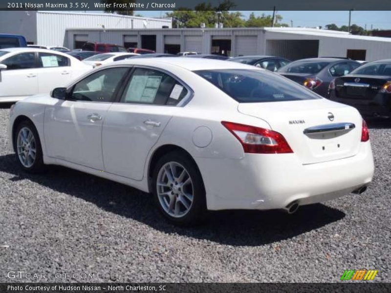 Winter Frost White / Charcoal 2011 Nissan Maxima 3.5 SV