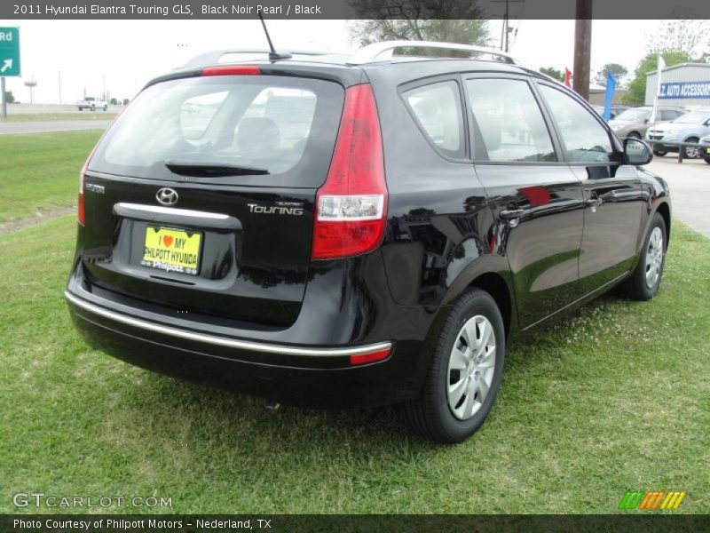 Black Noir Pearl / Black 2011 Hyundai Elantra Touring GLS