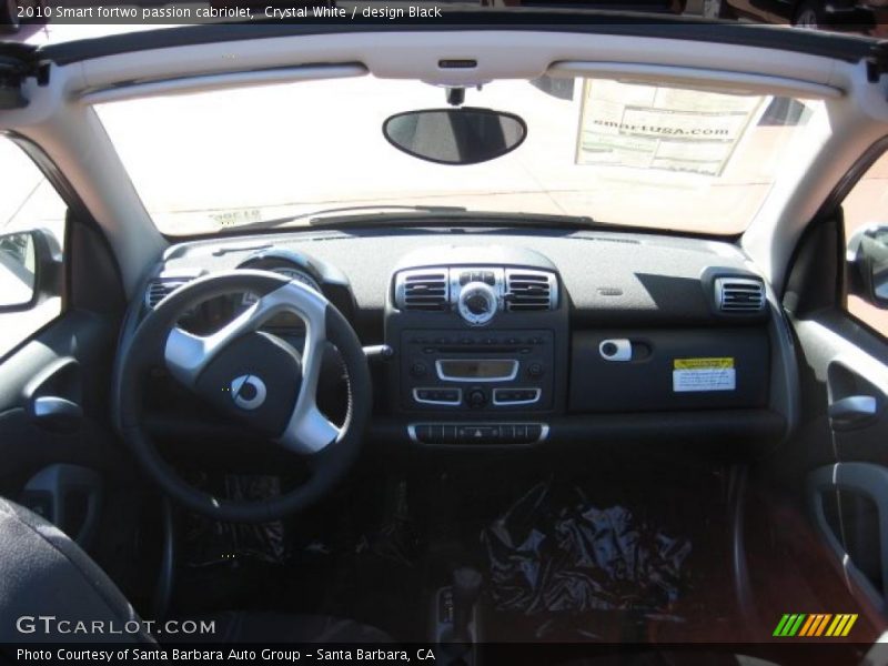 Crystal White / design Black 2010 Smart fortwo passion cabriolet