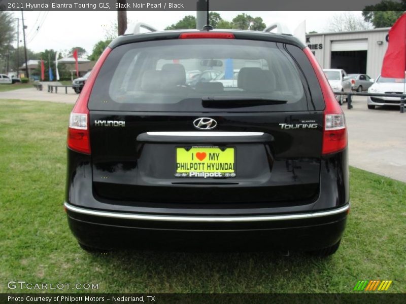 Black Noir Pearl / Black 2011 Hyundai Elantra Touring GLS
