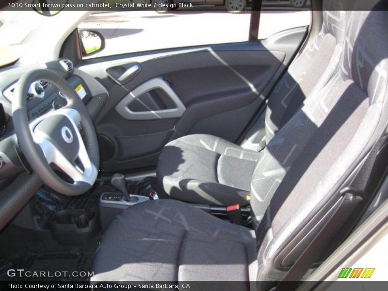 Crystal White / design Black 2010 Smart fortwo passion cabriolet