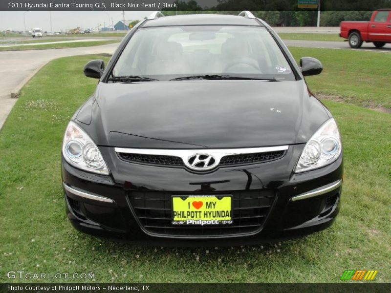 Black Noir Pearl / Black 2011 Hyundai Elantra Touring GLS