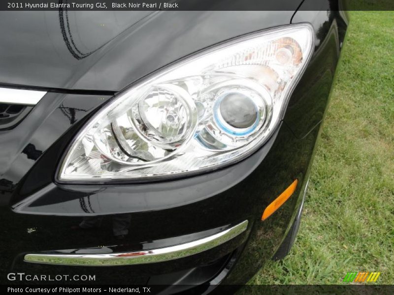 Black Noir Pearl / Black 2011 Hyundai Elantra Touring GLS