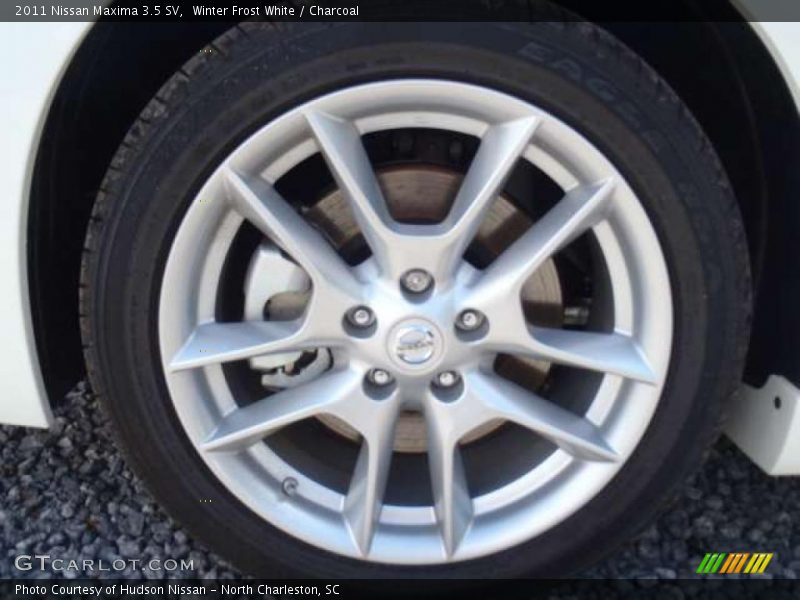 Winter Frost White / Charcoal 2011 Nissan Maxima 3.5 SV