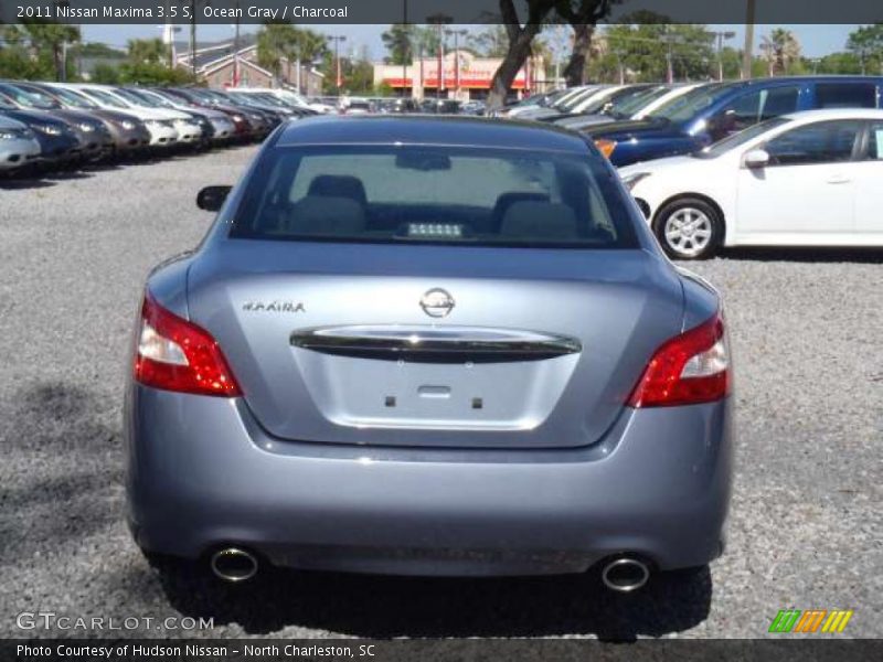 Ocean Gray / Charcoal 2011 Nissan Maxima 3.5 S