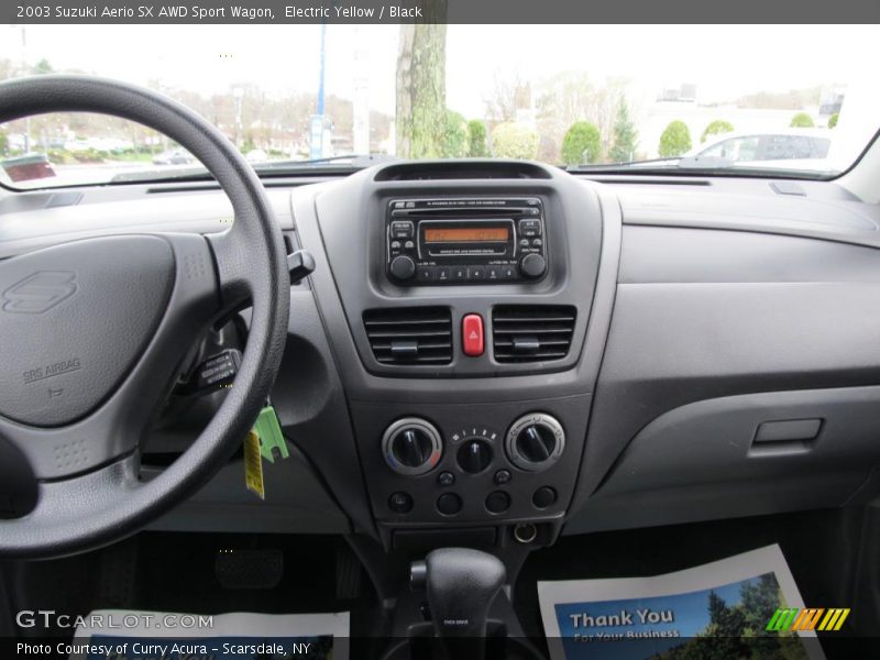 Electric Yellow / Black 2003 Suzuki Aerio SX AWD Sport Wagon