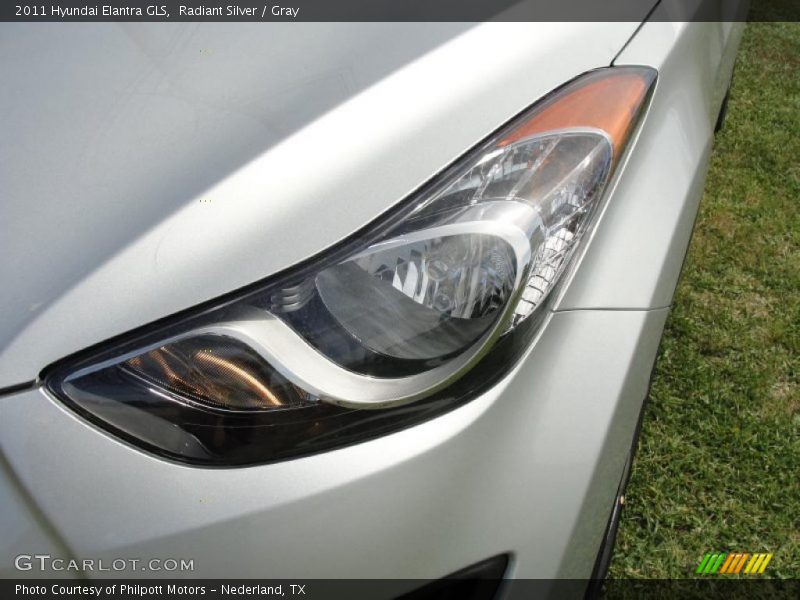 Radiant Silver / Gray 2011 Hyundai Elantra GLS