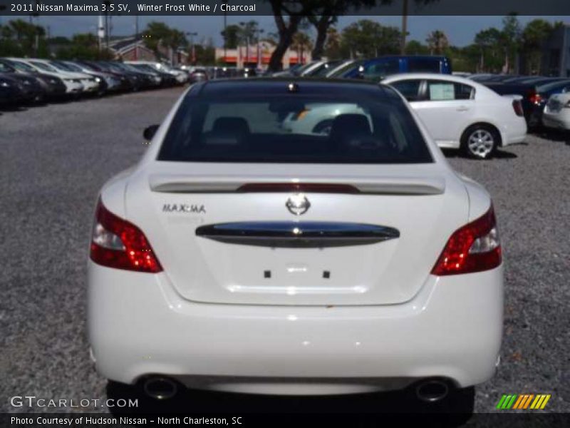 Winter Frost White / Charcoal 2011 Nissan Maxima 3.5 SV