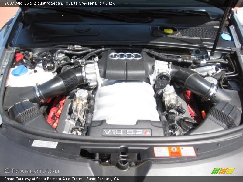  2007 S6 5.2 quattro Sedan Engine - 5.2 Liter DOHC 40-Valve VVT V10