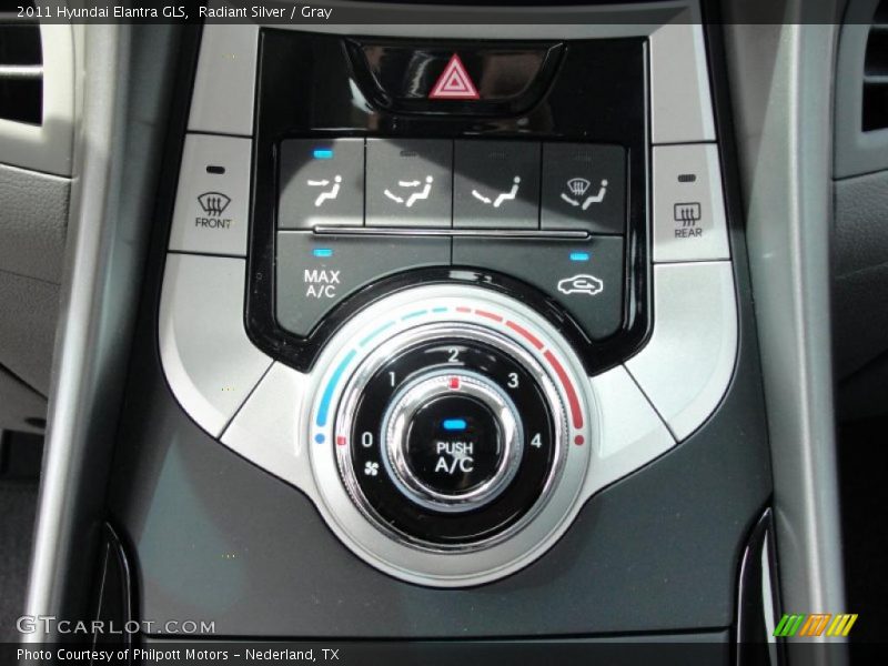 Controls of 2011 Elantra GLS