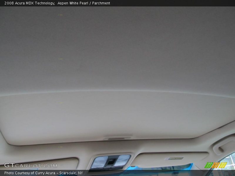 Aspen White Pearl / Parchment 2008 Acura MDX Technology
