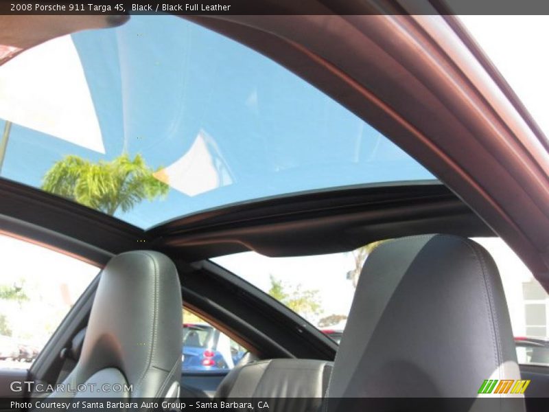 Black / Black Full Leather 2008 Porsche 911 Targa 4S