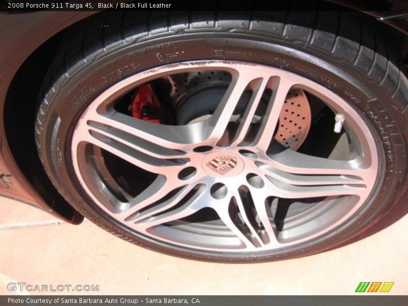 Black / Black Full Leather 2008 Porsche 911 Targa 4S