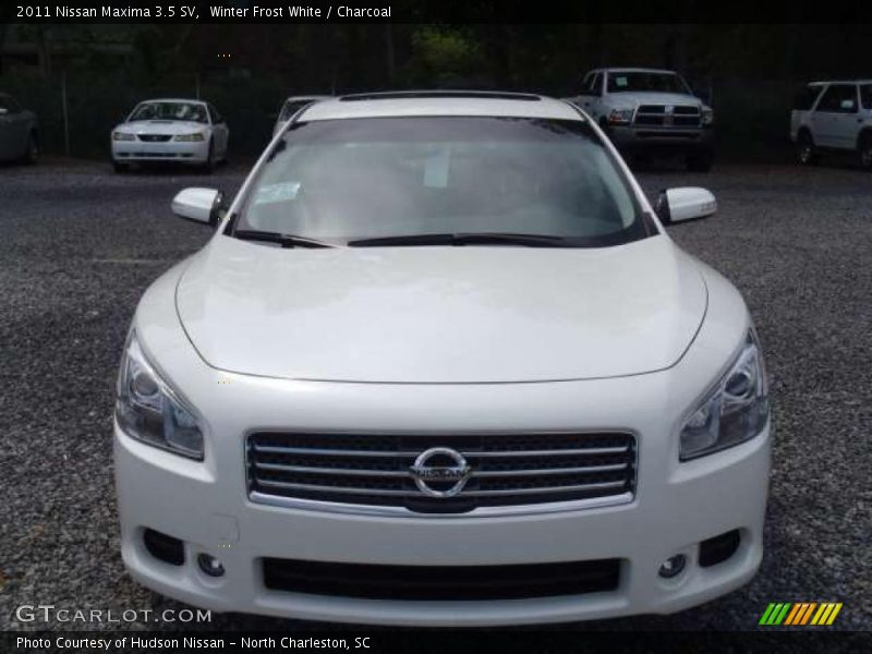 Winter Frost White / Charcoal 2011 Nissan Maxima 3.5 SV