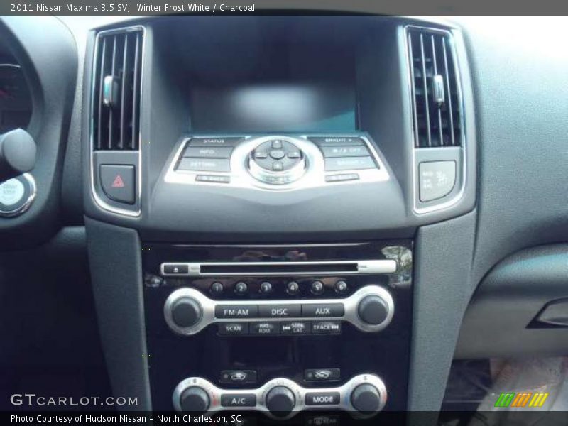 Winter Frost White / Charcoal 2011 Nissan Maxima 3.5 SV