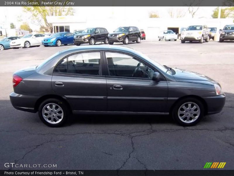 Pewter Gray / Gray 2004 Kia Rio Sedan