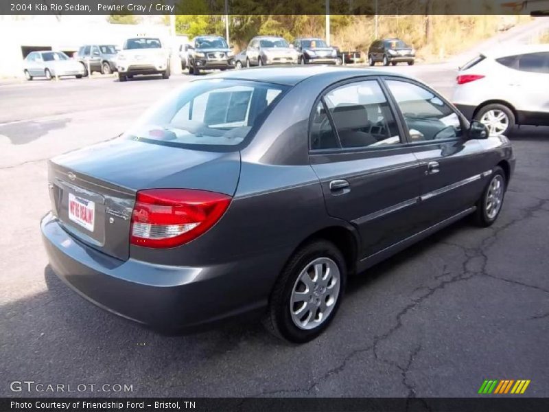 Pewter Gray / Gray 2004 Kia Rio Sedan