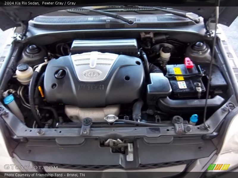  2004 Rio Sedan Engine - 1.6 Liter DOHC 16-Valve 4 Cylinder