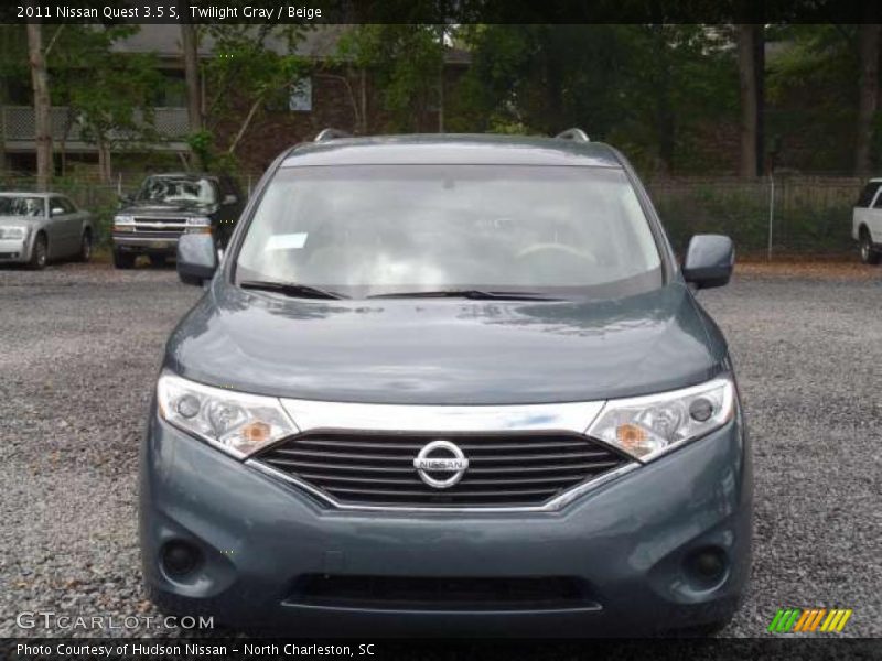 Twilight Gray / Beige 2011 Nissan Quest 3.5 S