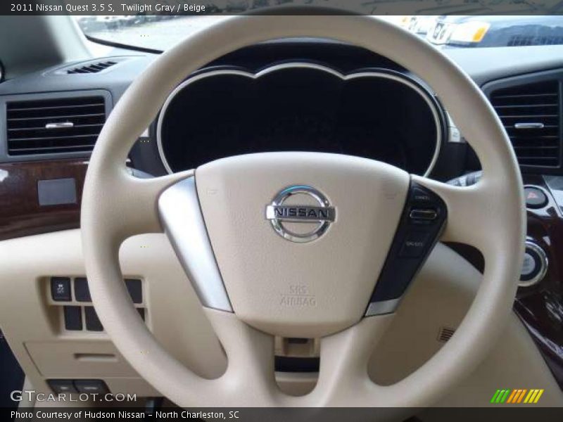 Twilight Gray / Beige 2011 Nissan Quest 3.5 S