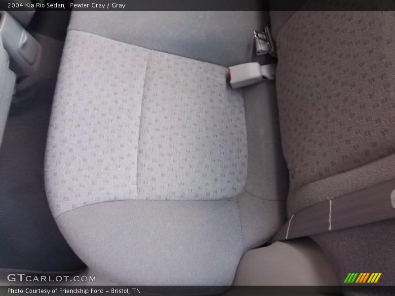 Pewter Gray / Gray 2004 Kia Rio Sedan
