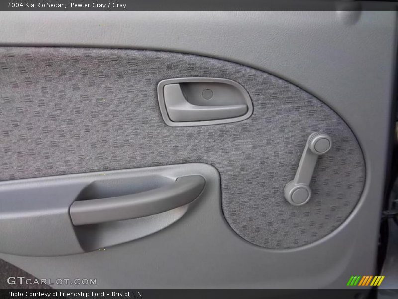 Pewter Gray / Gray 2004 Kia Rio Sedan