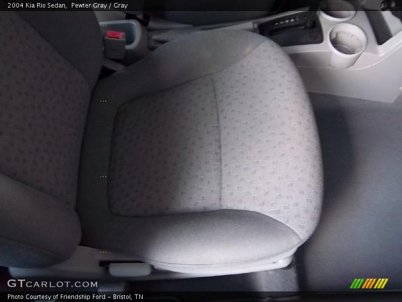 Pewter Gray / Gray 2004 Kia Rio Sedan