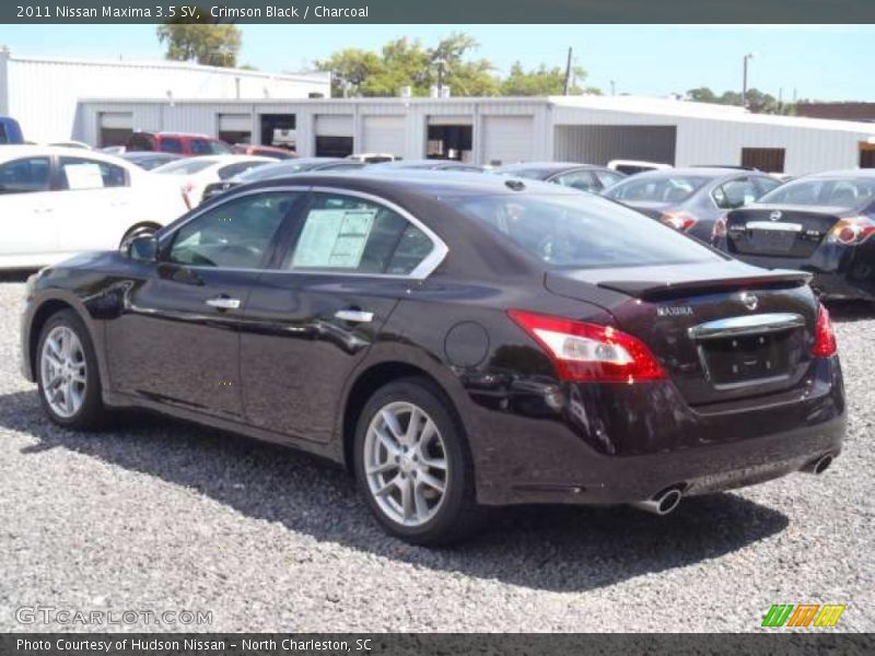 Crimson Black / Charcoal 2011 Nissan Maxima 3.5 SV