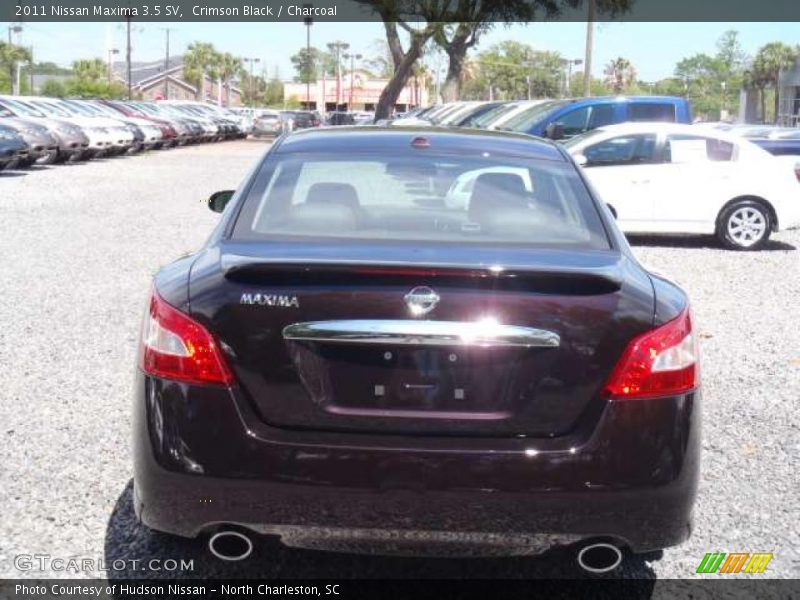 Crimson Black / Charcoal 2011 Nissan Maxima 3.5 SV