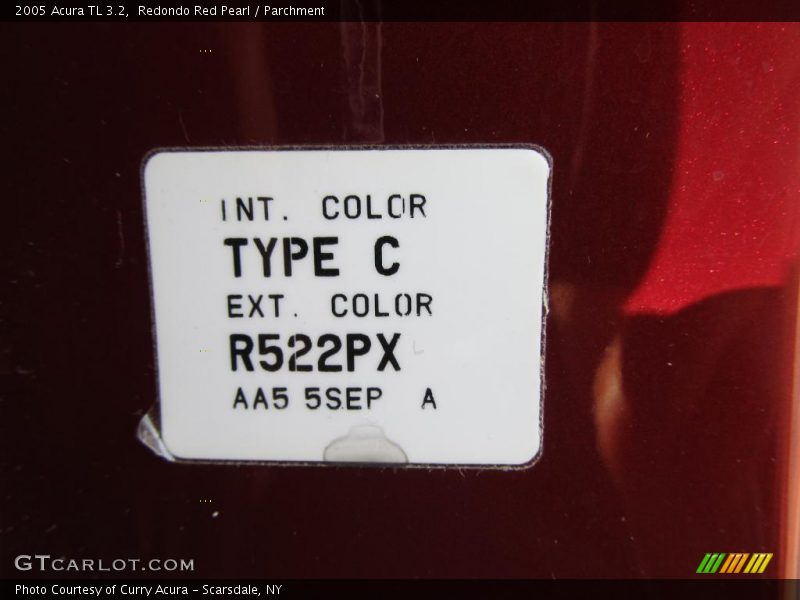 Redondo Red Pearl / Parchment 2005 Acura TL 3.2