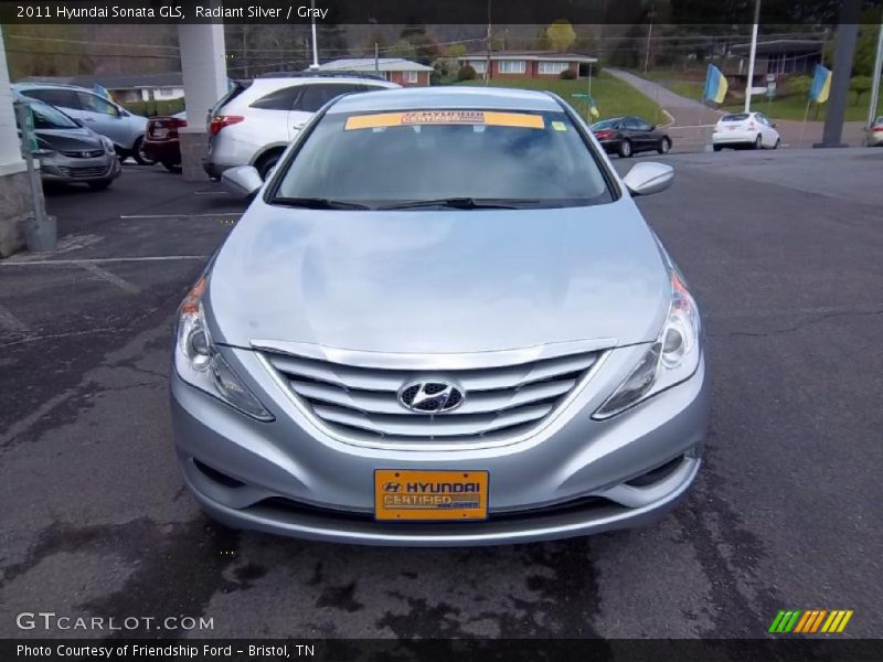 Radiant Silver / Gray 2011 Hyundai Sonata GLS