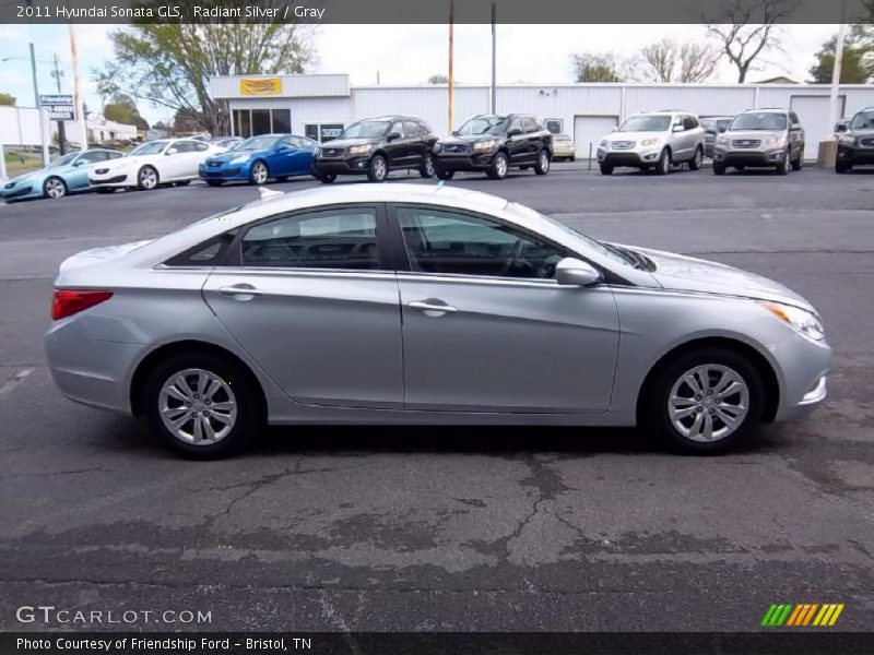 Radiant Silver / Gray 2011 Hyundai Sonata GLS