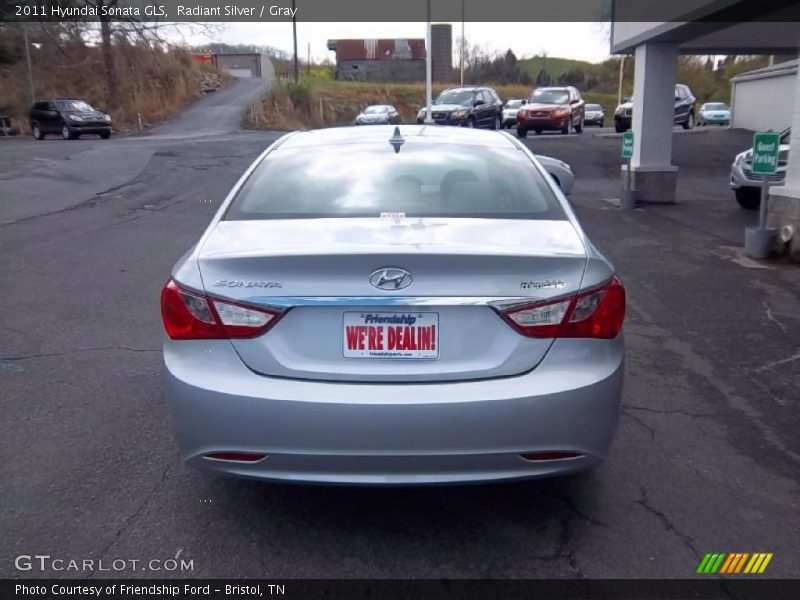 Radiant Silver / Gray 2011 Hyundai Sonata GLS
